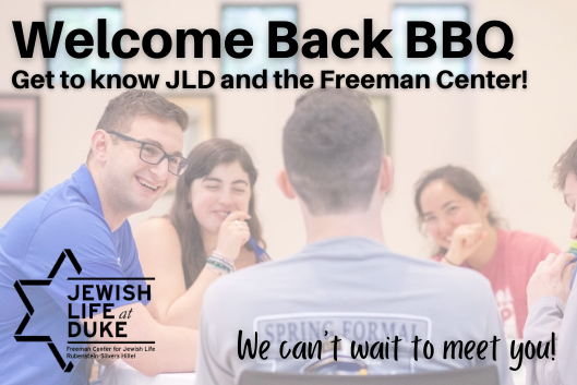 Welcome Back BBQ - Get to know JLD and the Freeman Center